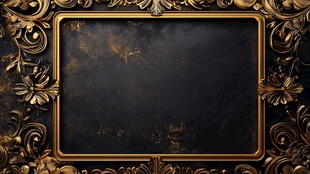 黑金相框