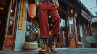 复古街头风格的时尚个性