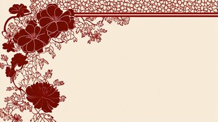 古典花卉图案背景