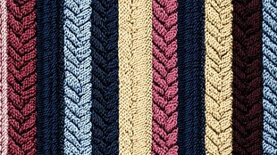 五彩斑斓的针织纹理