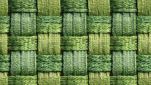 绿色编织纹理背景