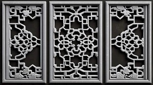 中国传统窗花纹样