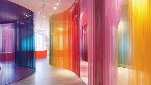 彩虹般的室内设计