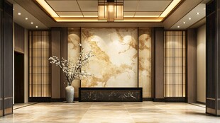 现代简约风格酒店大堂