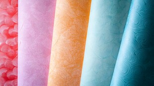 五彩斑斓的纸张纹理