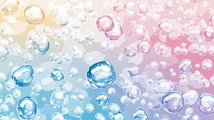 五彩斑斓的泡泡世界