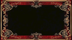 奢华复古边框设计