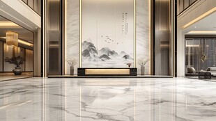 现代中国风酒店大堂