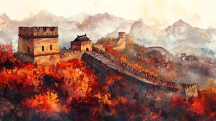 秋日里的长城之旅