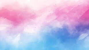 彩色水彩抽象画