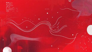 动态红色抽象图案