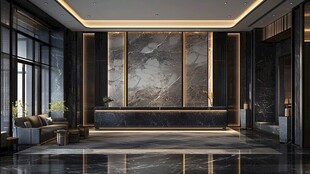 现代奢华大堂设计