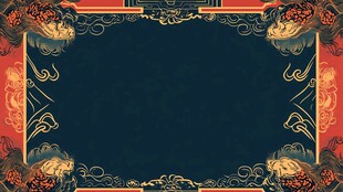 复古艺术装饰风格框架