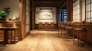 现代中式餐厅的室内设计