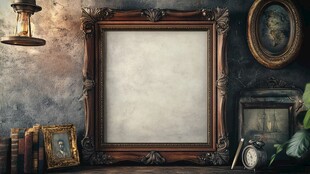 古董画框与复古装饰