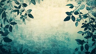 绿意盎然的复古背景