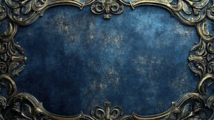 古董风格的蓝色背景