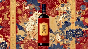 红酒与花卉的完美融合