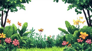 森林中的自然景观