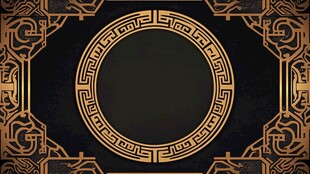 古典黑金纹理背景