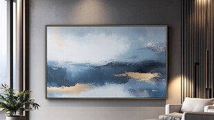 抽象艺术风景画