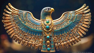 古埃及鹰形胸饰的辉煌