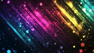 多彩的抽象数字艺术