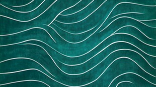 青绿色波浪线条纹理背景