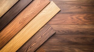 多样木地板样品展示