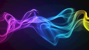 梦幻炫彩流动烟雾特效图