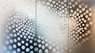 波点渐变艺术玻璃背景