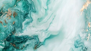 青金流体艺术纹理背景图