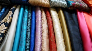 多彩精美绸缎面料大赏