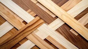 多彩木条交错编织纹理