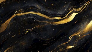 黑金大理石纹理抽象背景图