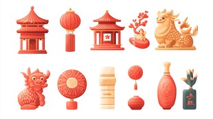 中式传统元素集合