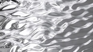 银色水波纹理背景图
