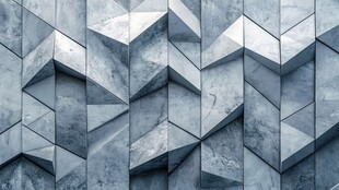 几何立体灰色墙面纹理