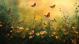 蝶舞花丛间 共赴春日之约