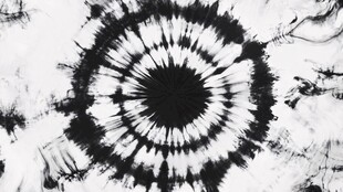 黑白扎染图案的独特纹理