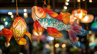 灵动金鱼灯笼 点亮美好氛围