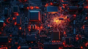 炫酷电路板 科技之光闪耀