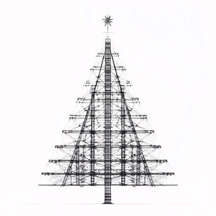 圣诞树结构设计图