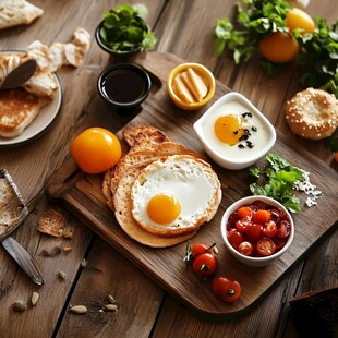 美味早餐拼盘 开启活力一天