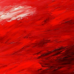 热烈红色油画笔触纹理