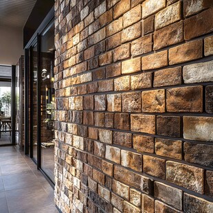 复古砖墙打造独特室内空间