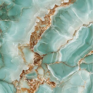 蓝绿玛瑙纹理大理石图案