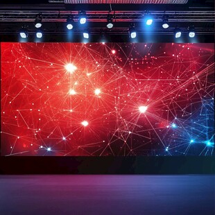 梦幻舞台背景绚丽星空效果