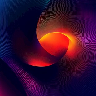 炫彩渐变流体抽象艺术背景