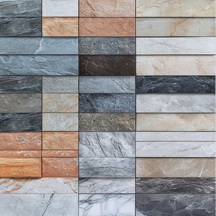多样石材瓷砖纹理展示